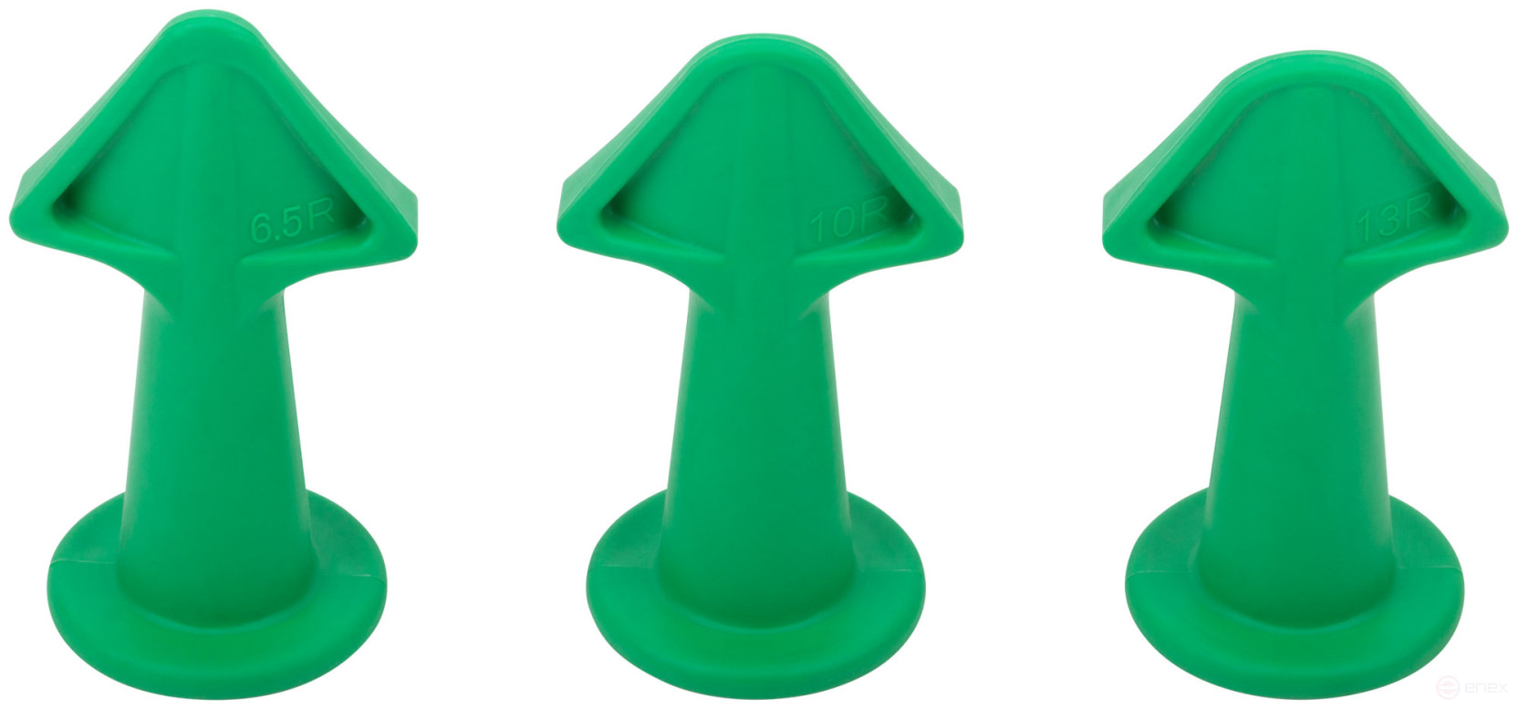 Replaceable plastic nozzles for sealant guns, a set of 3 pcs.