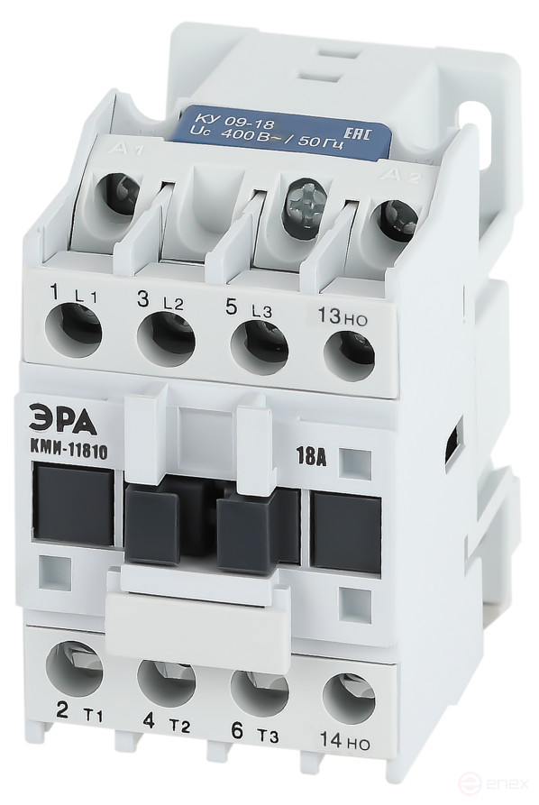 Contactor ERA PRO KKM11-018-400-10- E KMI-11810 18A 400V/AC3 1NO