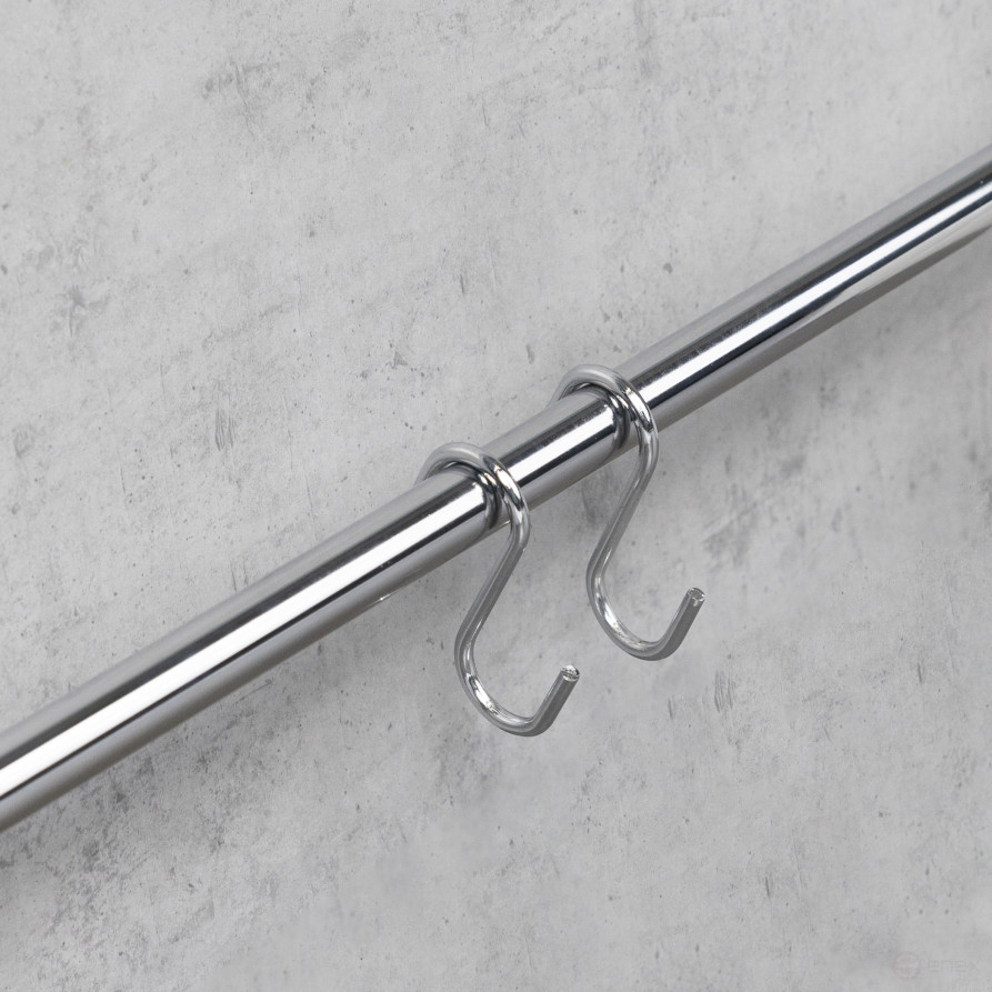 Крючок на трубу d16 двойной хром AKS