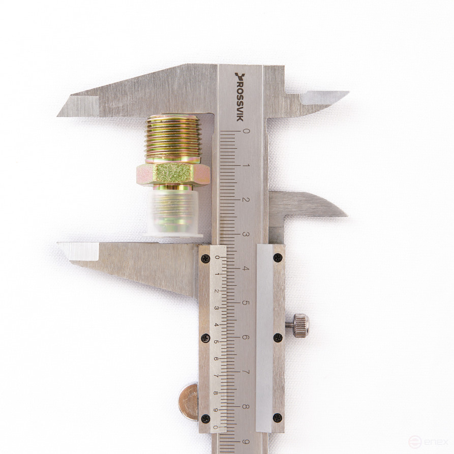 Fitting for connecting hydraulic cylinder and hydraulic hose 2860 T4, T4H, T4B