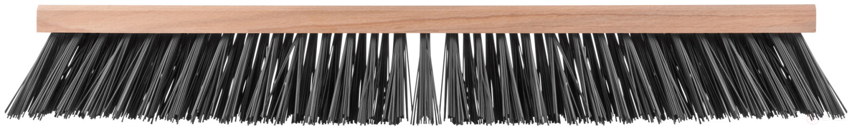 Profi wooden outdoor brush, stiff bristles, threaded hole at an angle, 5-row, 600x65 mm