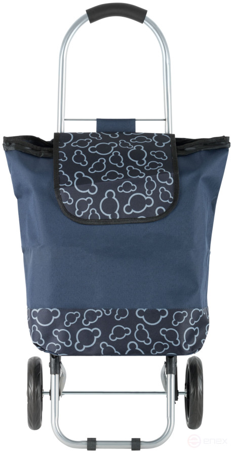 Shopping cart with a bag, load 30 kg