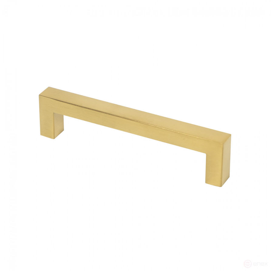 Ручка меб. скоба мет. BASE 128, шлифованное золото, AKS