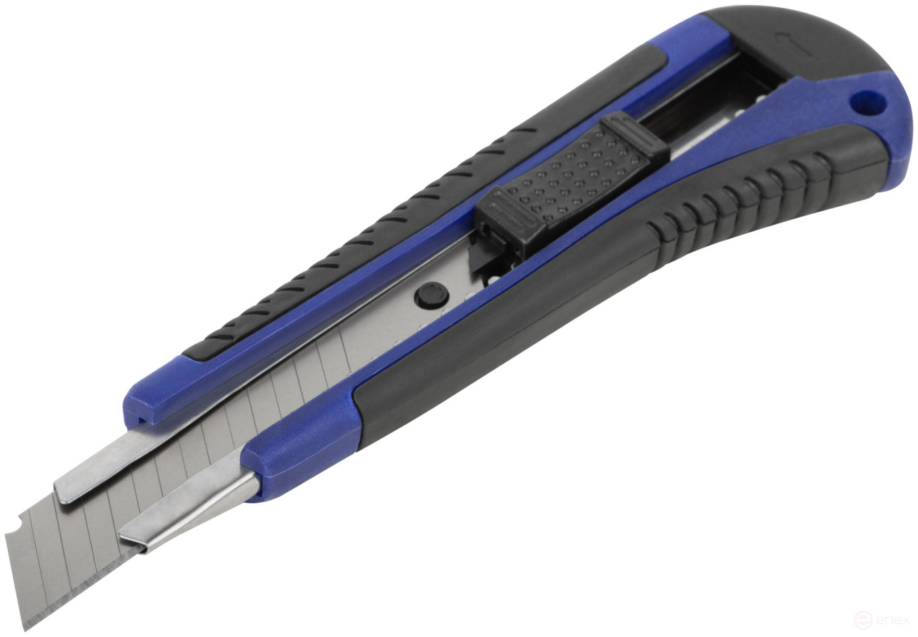 Нож технический пластиковый прорезиненный 18 мм