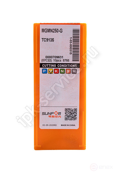 MGMN250-G PC TC9135 Пластина твердосплавная ИПК