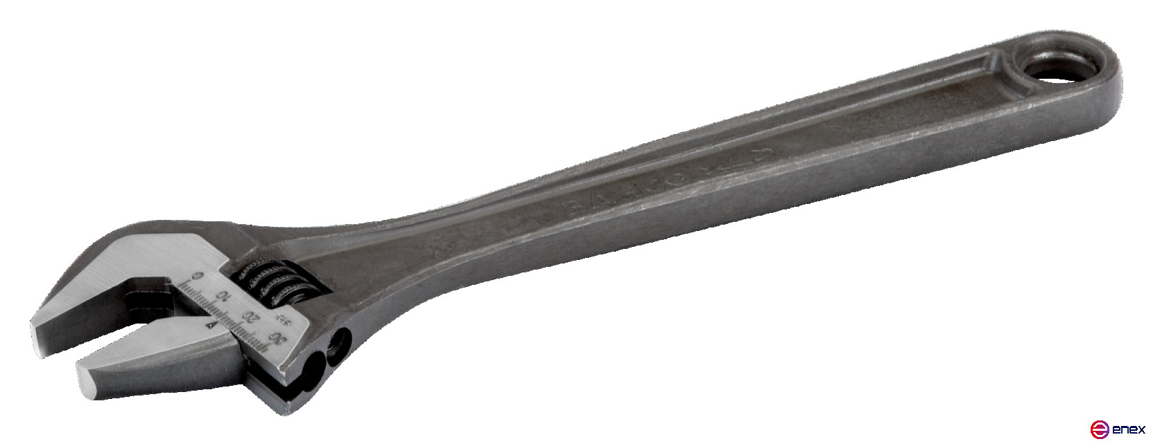 Ключ разводной оксидированный, длина 205/захват 27 мм, промышленная упаковка