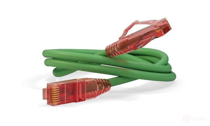 PC-LPM-UTP-RJ45-RJ45-C5e-1M-LSZH-GN Патч-корд U/UTP, Cat.5е (100% Fluke Component Tested), LSZH, 1 м, зеленый