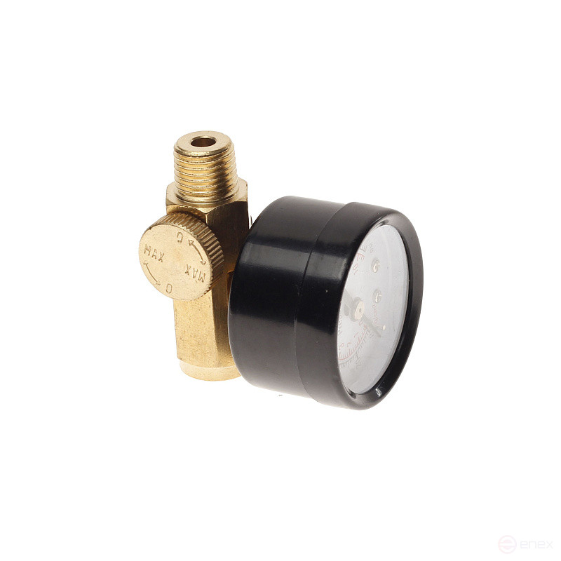 Регулятор мини ER-SP002:с индикатором давления резьба 1/4" (0-10bar) ЭВРИКА