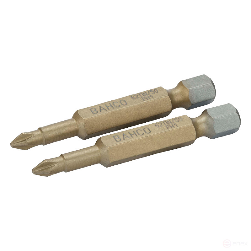 Биты под винты Phillips, 50 мм 62TIN/50PH1