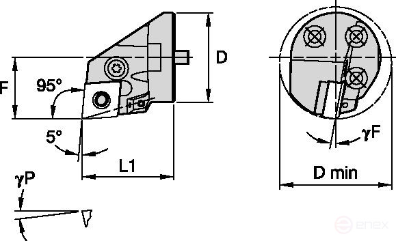 Расточная оправка H3240PCLNL12