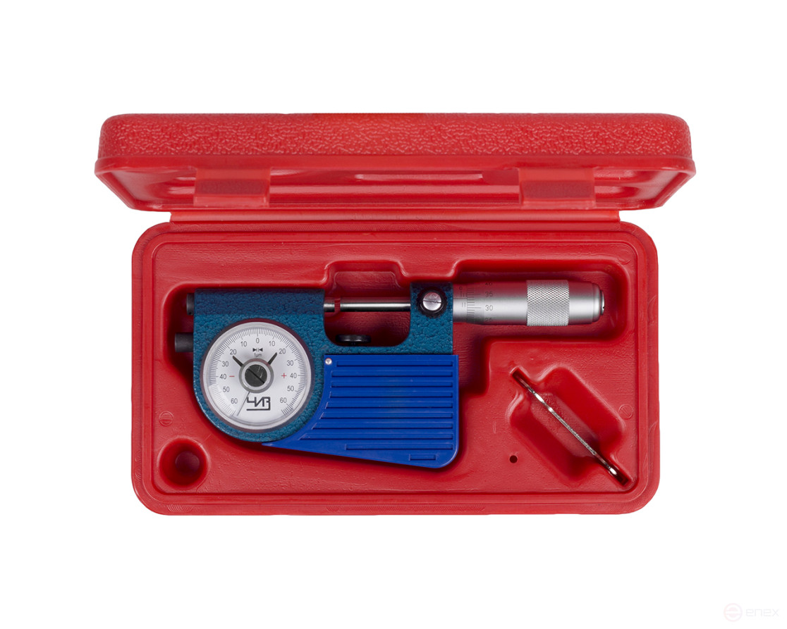 Lever micrometer MR - 25 0,001 +/ - 65 CHEESE