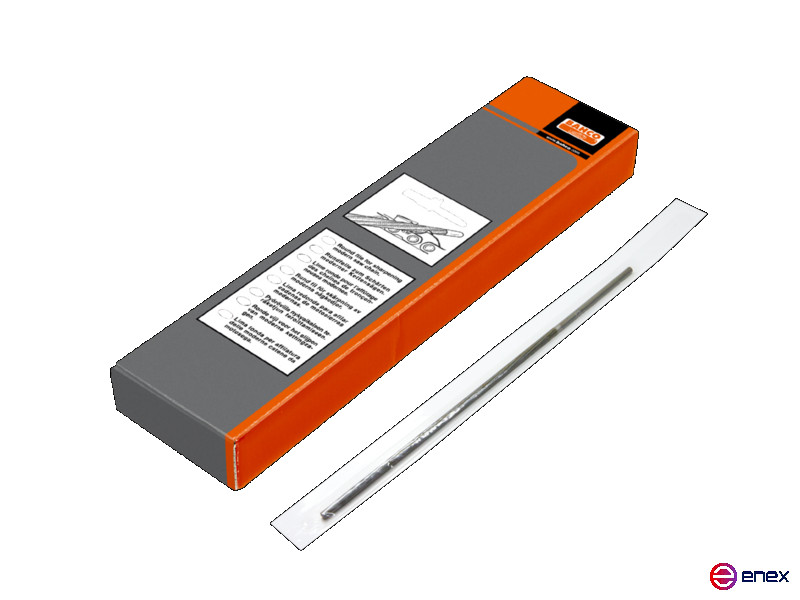 Round file for sharpening saw chains without handle, 5.5x200 mm