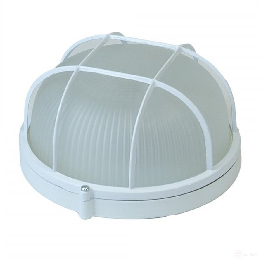 Lamp ERA NBP 03-60-002 Aquatermo aluminum/glass grille IP54 E27 max 60W D176 circle white
