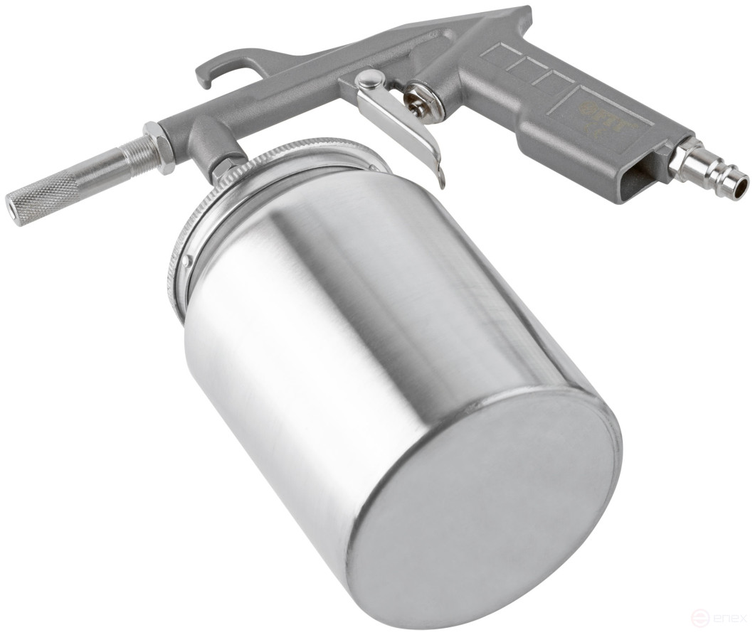 Sandblasting gun, aluminum bottom tank 1000 ml, quick-release connection, 169 kg/min