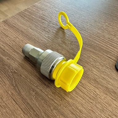 Fitting (half coupling) "mama" M-3/8 for hydraulic tools 3/8 inch MALIEN