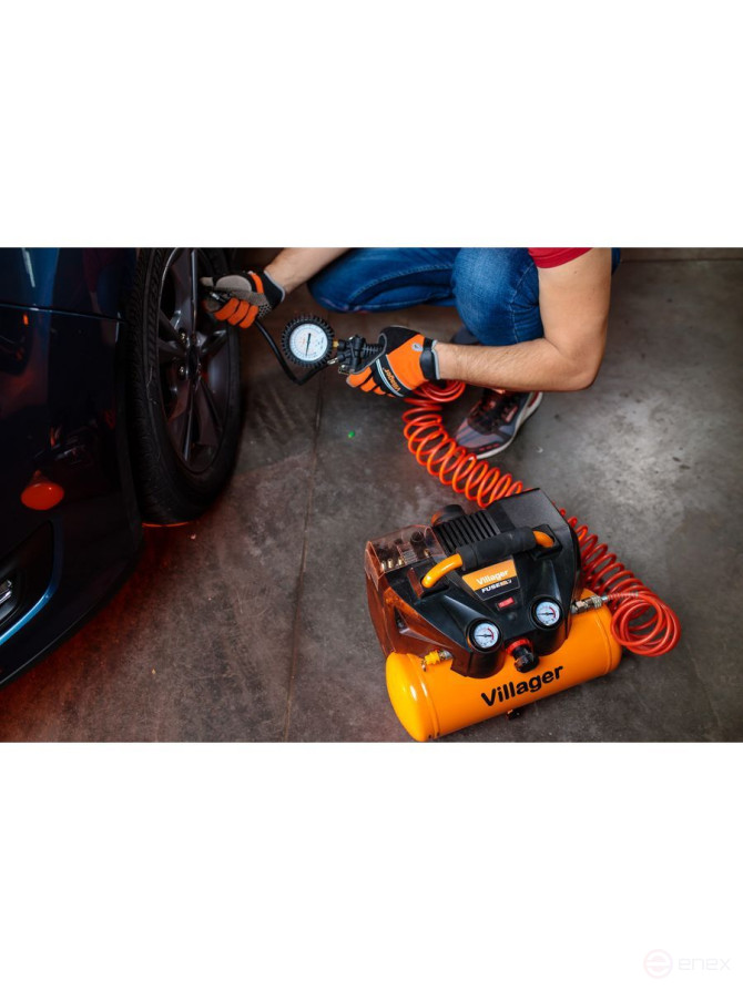 Аккумуляторный воздушный компрессор Villager VAT 0640 (в комплекте нет АКБ и ЗУ)