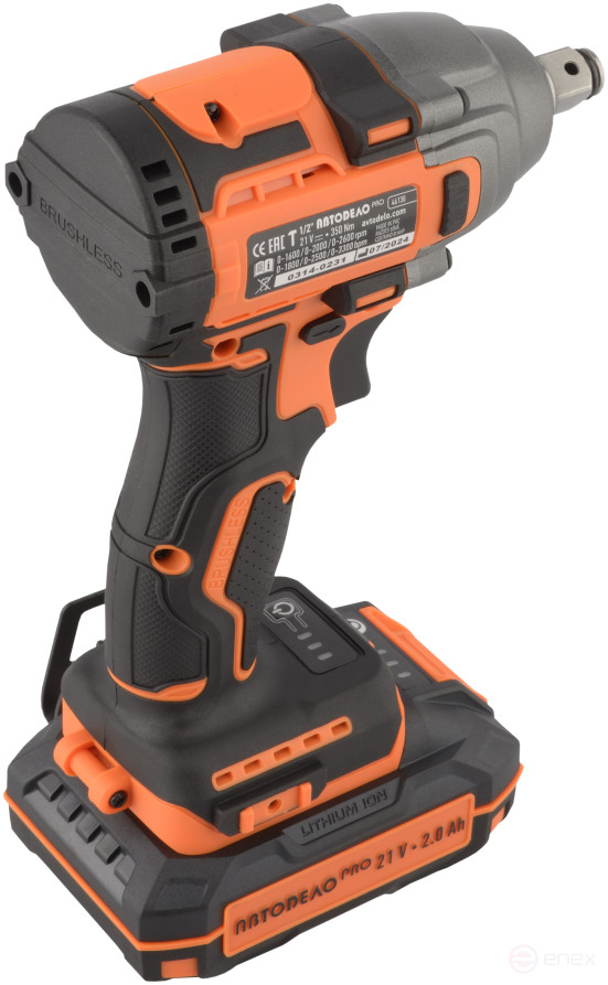 Аккумуляторный ударный гайковёрт 350Н*м 21V (в кейсе) АвтоDело PRO 46130