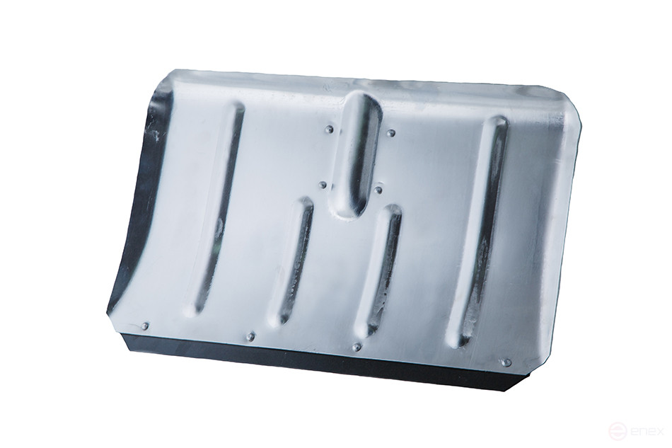 LTR 500*300 galvanized shovel, 0.8 mm sheet with handle and bar