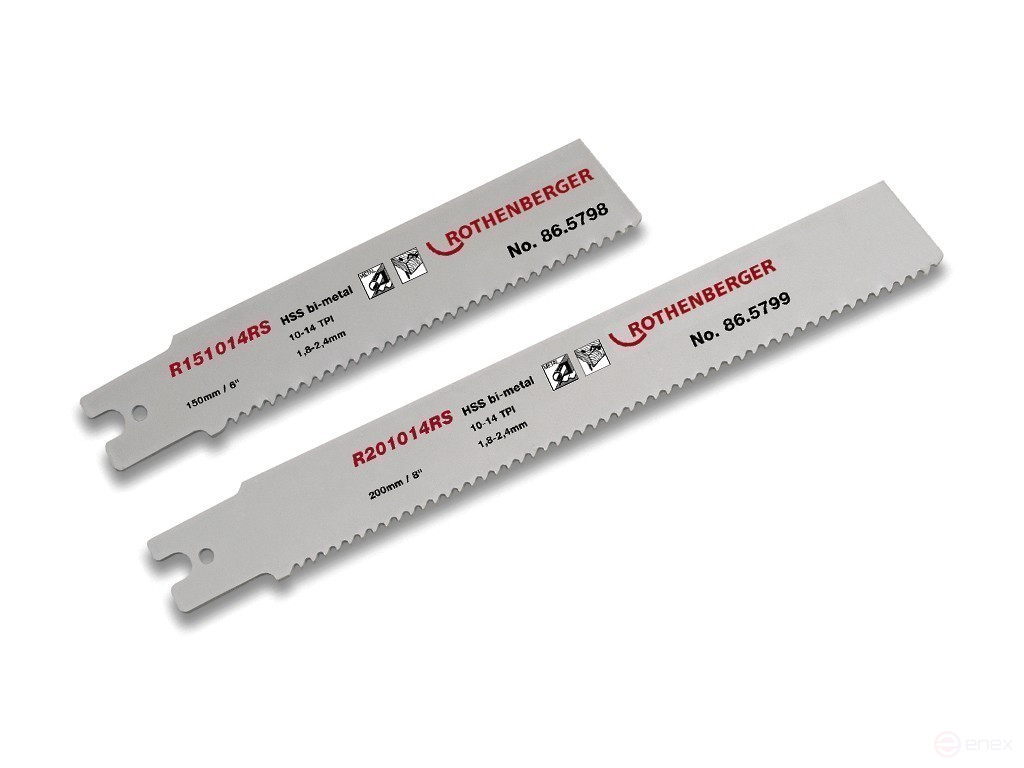 Специальное пильное полотно с ROTIGER HSS Bi-Metall 150x25x1.0 мм /TPI 10-14 мм