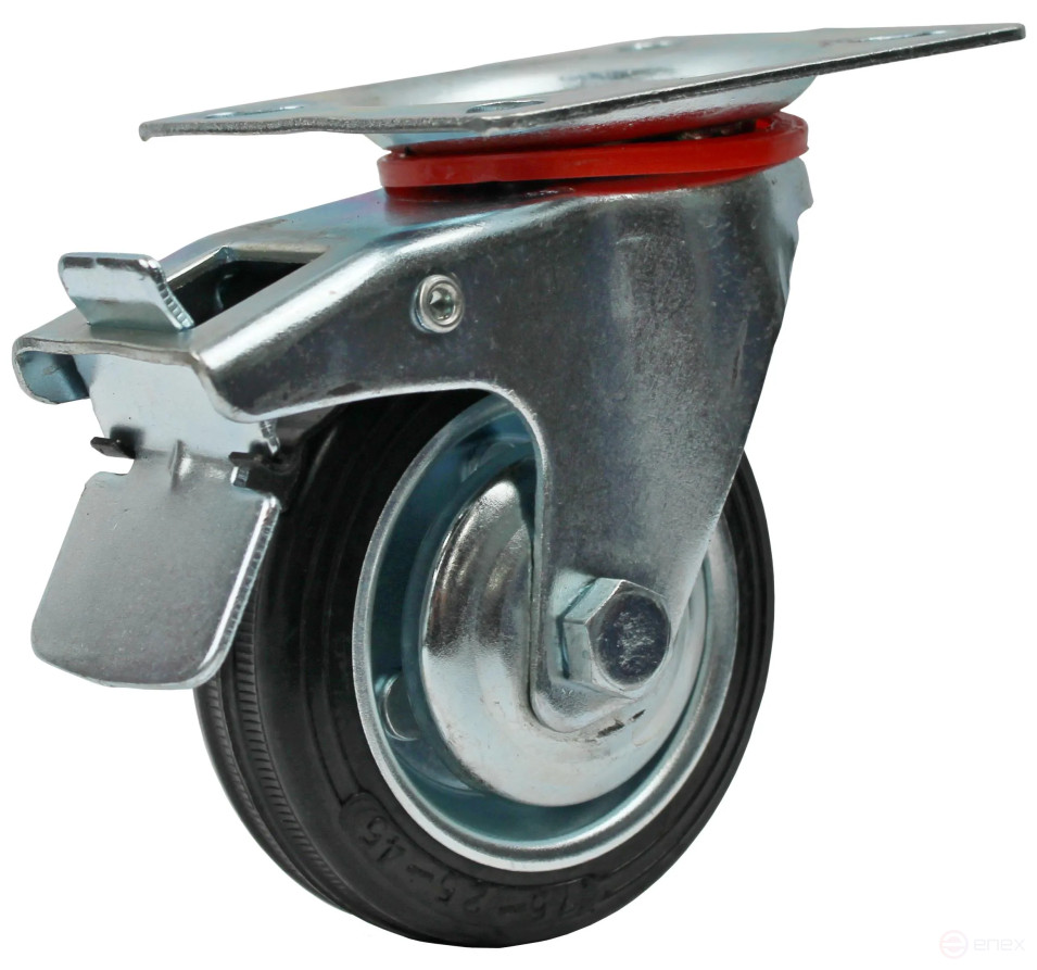 Swivel wheel bearing with brake RAD AB 75