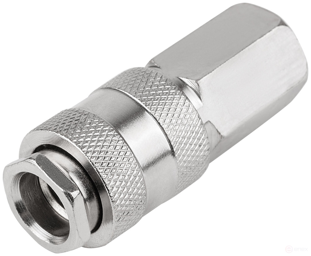 Quick-release adapter with shut-off valve with 1/4" internal thread