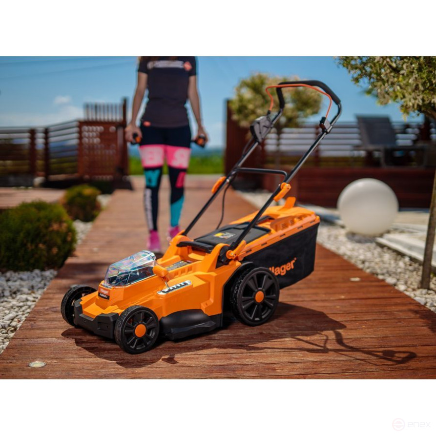 Аккумуляторная газонокосилка Villager VILLY 4340E-2BCB, бесщёточная