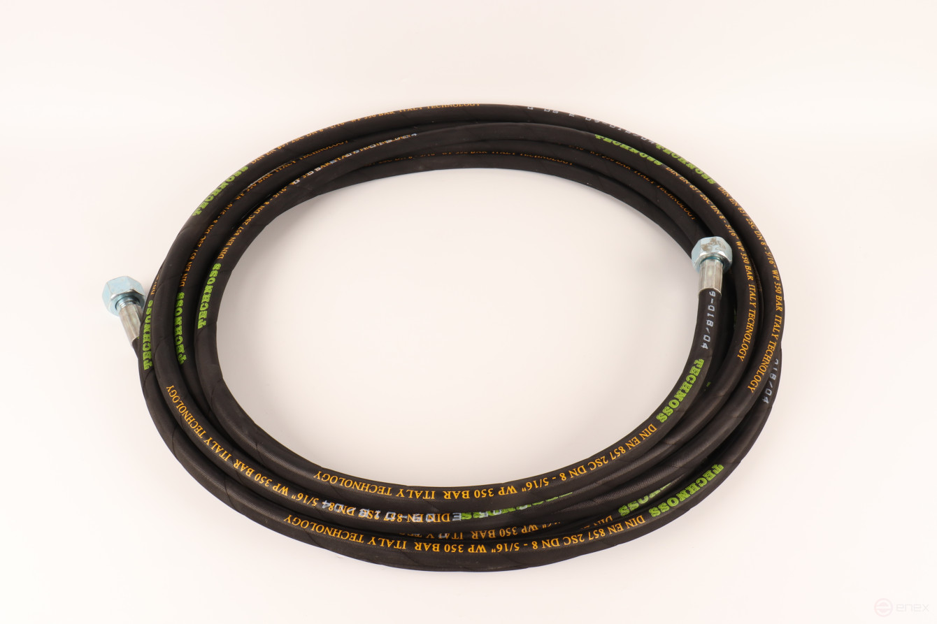 ACG Шланг для АВД 10 м облегченный 2-х оплеточный 2SC d-8мм (гайка металл 22х1,5 - 22х1,5) 1027152