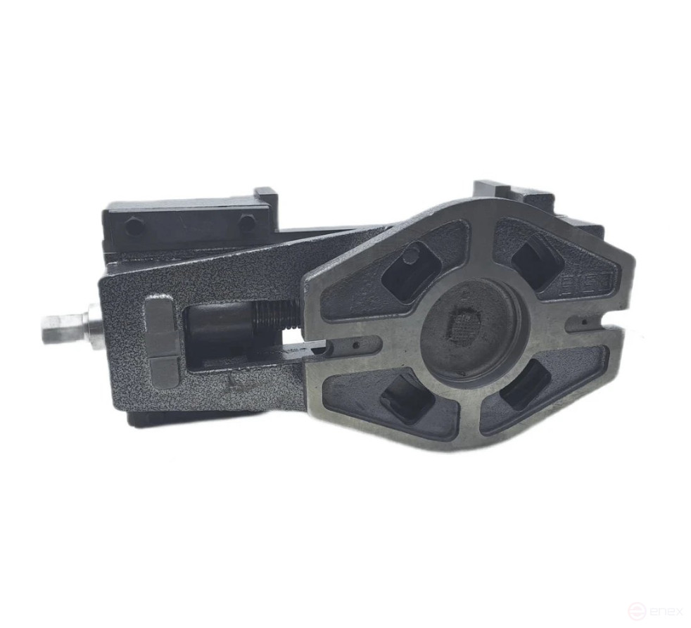 Machine tool vise with open screw rotary L jaws 160 mm, QB160 series
