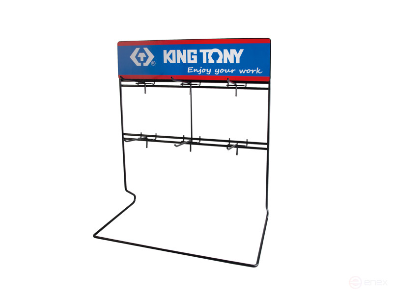 Cash register rack with hooks KING TONY 87152