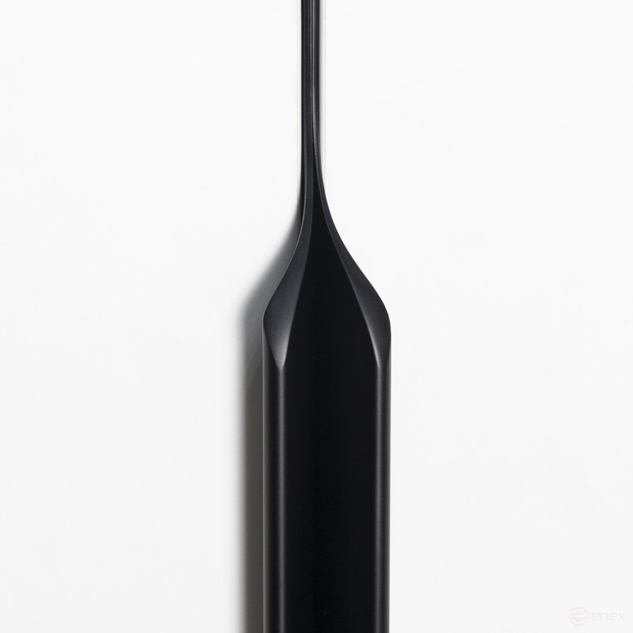 Handle meb. overhead alum. LINEA 576/597 matt black, AKS