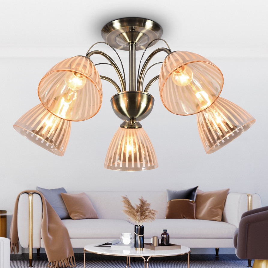 Chandelier Rivoli Casilia 9075-305 5 x E27 60W Modern