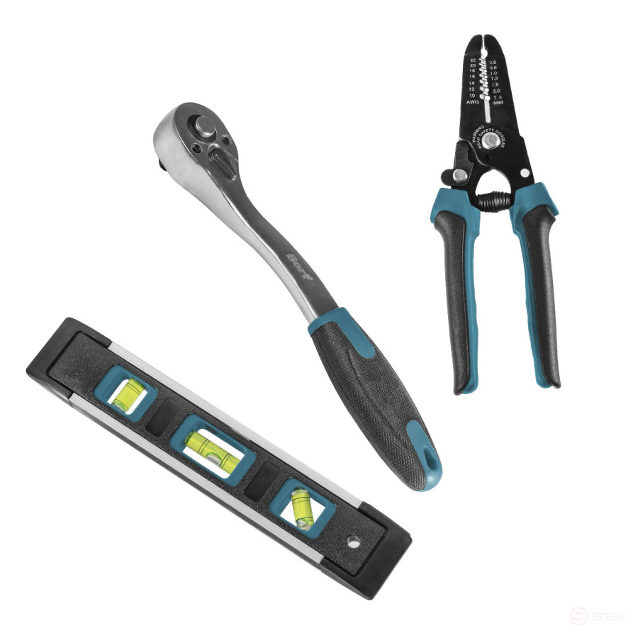 Набор ручного инструмента BORT BTK-210