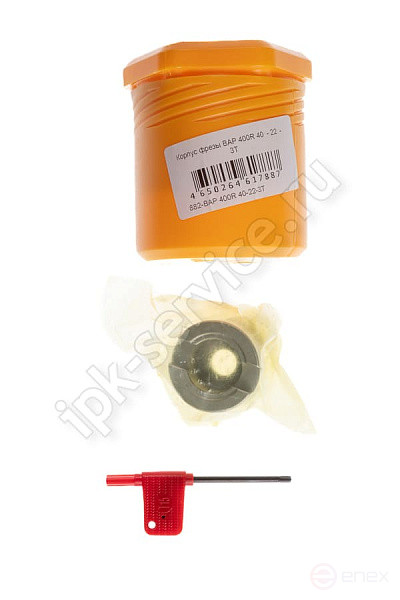 BAP400R40-22-3T IPK Milling Cutter body