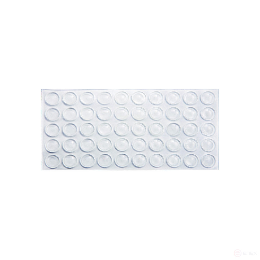 Silicone bump d8 h=1.5 AKS (sheet-50 pcs.)