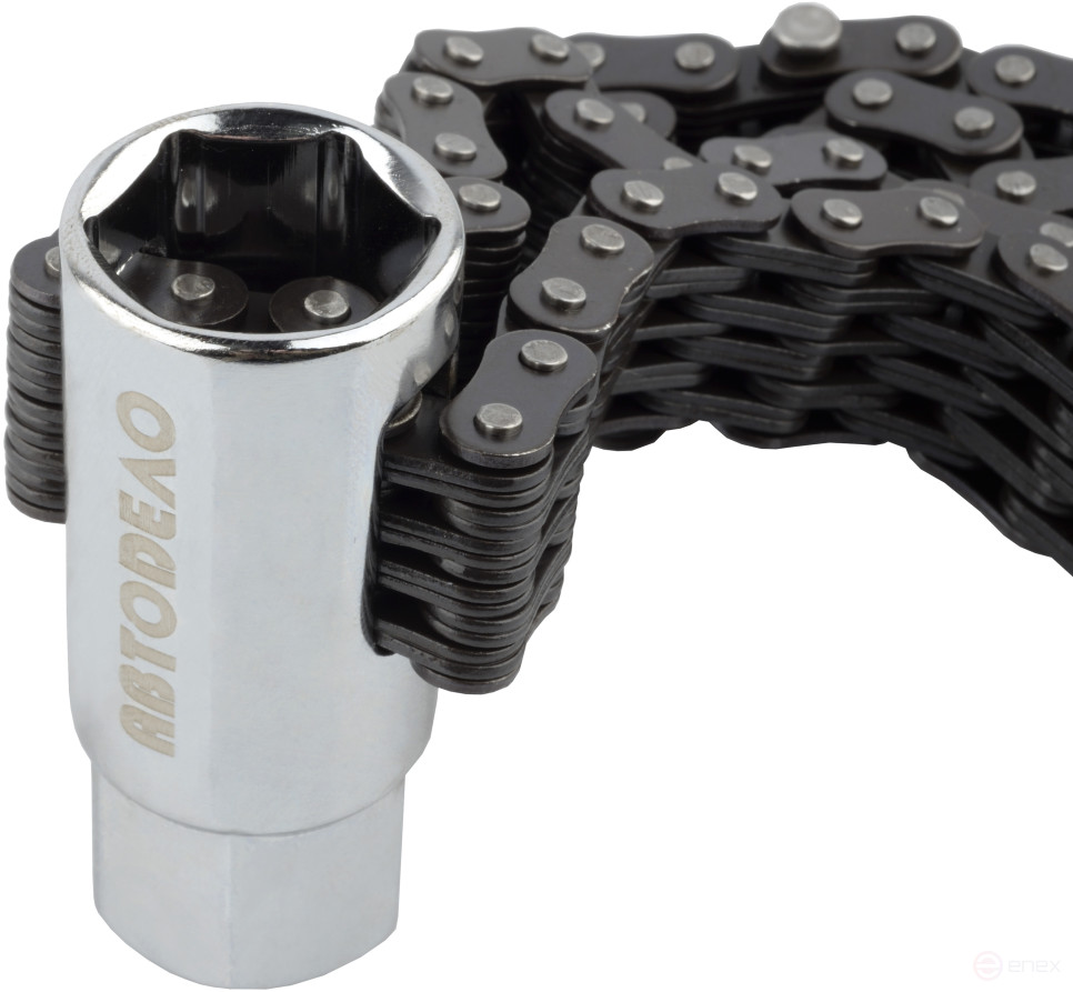Oil filter wrench (turnkey; double row chain; D=160mm) Avtodor 40760