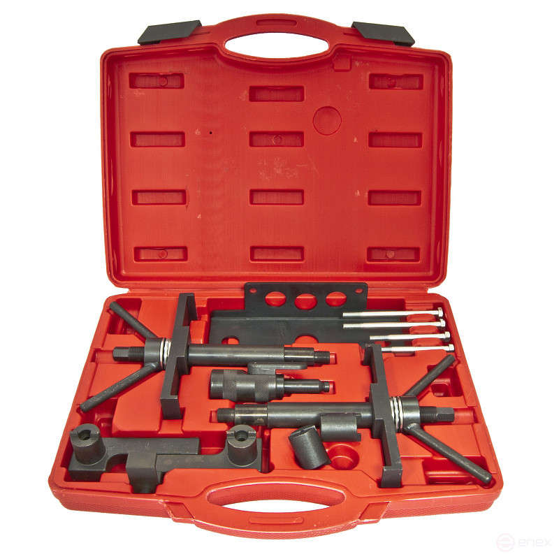 Набор фиксаторов для обслуживания двигателей ER-86934 Volvo (999-5451, 999-5452, 999-5453, 999-5454), в кейсе ЭВРИКА /1/2