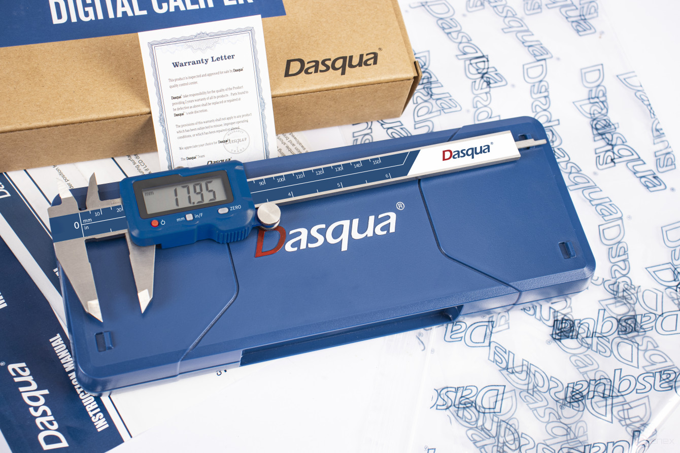 Штангенциркуль цифровой IP54, 0-150 мм/0-6"; 0,01 мм/0,0005"/1/128"