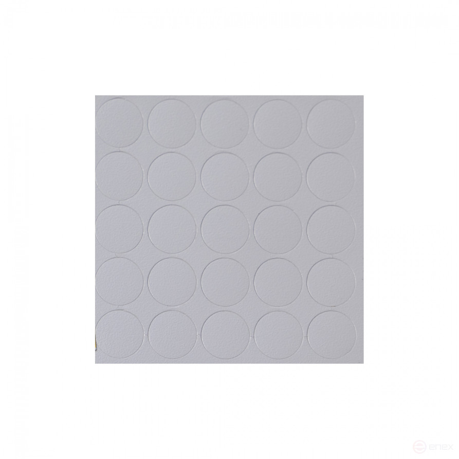 Заглушка самоприлипающая к конфирматам кашемир серый (14063) AKS (лист-25шт.)