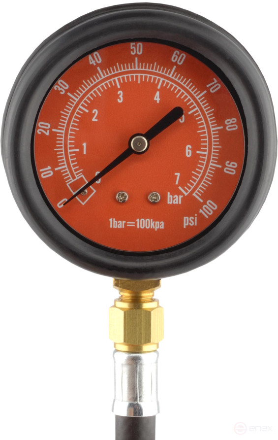 Fuel pressure meter (0-7 bar, gasoline engines; 7pr) Avtodor 40088