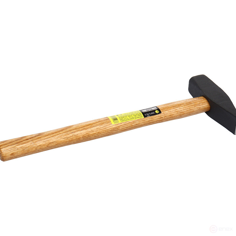 Молоток ER-30600: 600 гр., с деревянной рукояткой ЭВРИКА /1/24 NEW