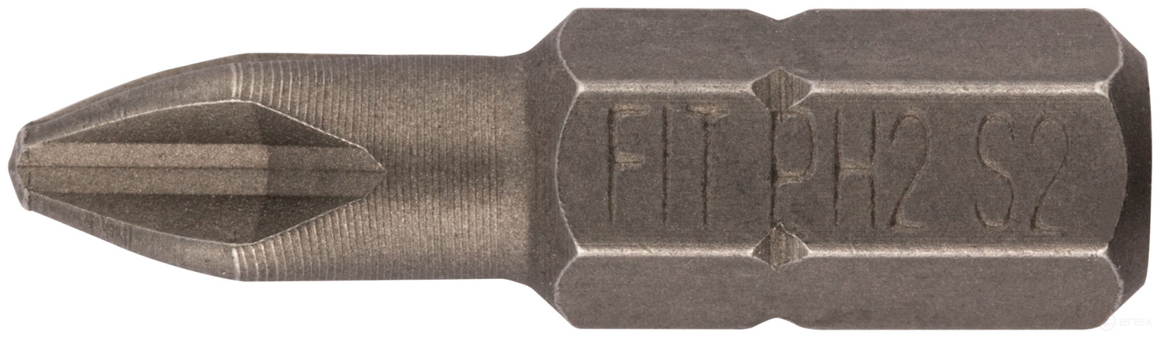 Биты CrMo сталь S2, упаковка блистер, односторонние 25 мм РН2, 20 шт.