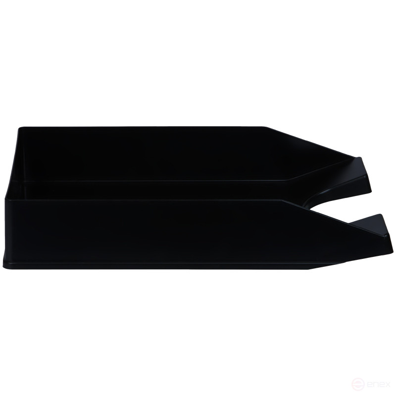 Лоток для бумаг горизонтальный СТАММ "Стандарт", черный