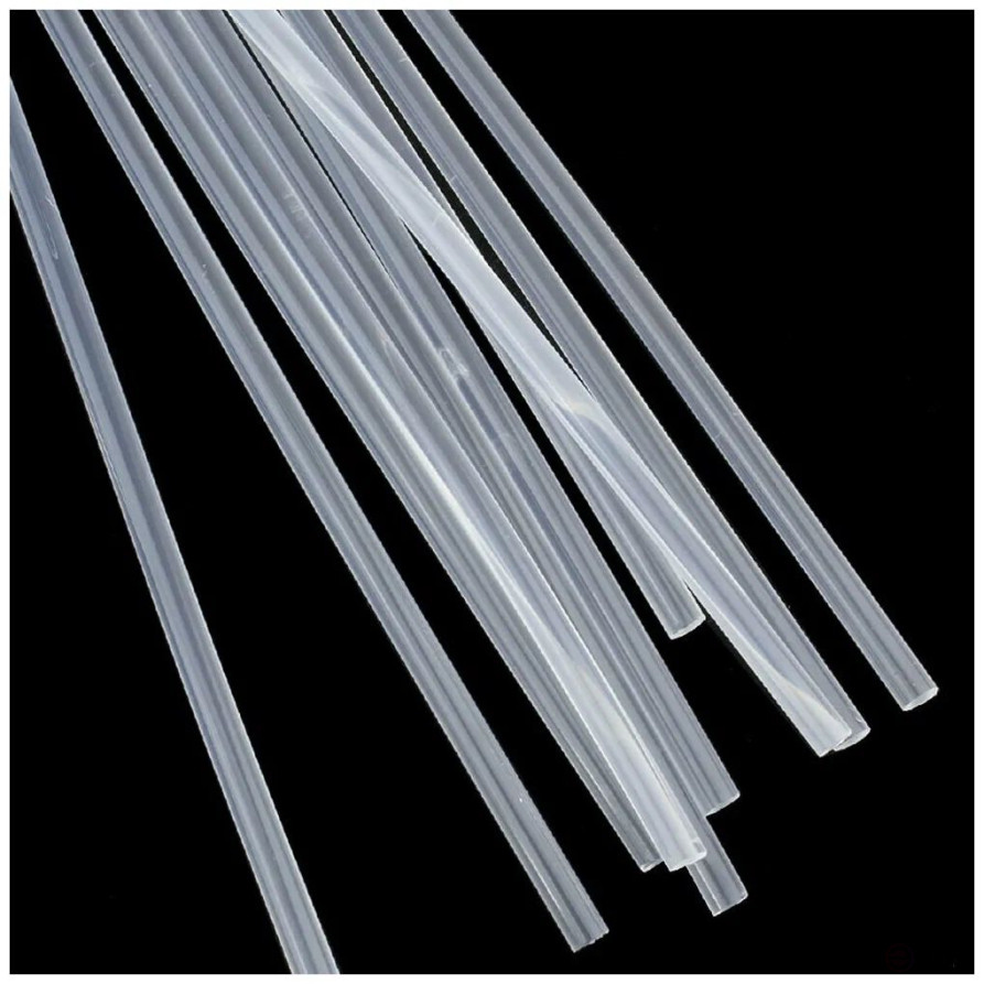 Клеевые стержни ПрофКлей-8072 прозрачные, 7х200 мм, 122 шт, 1 кг