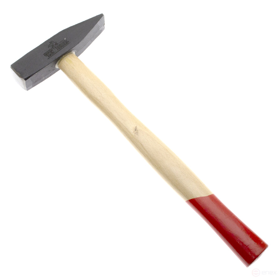 Hammer with wooden handle 500g, CHEGLOCK