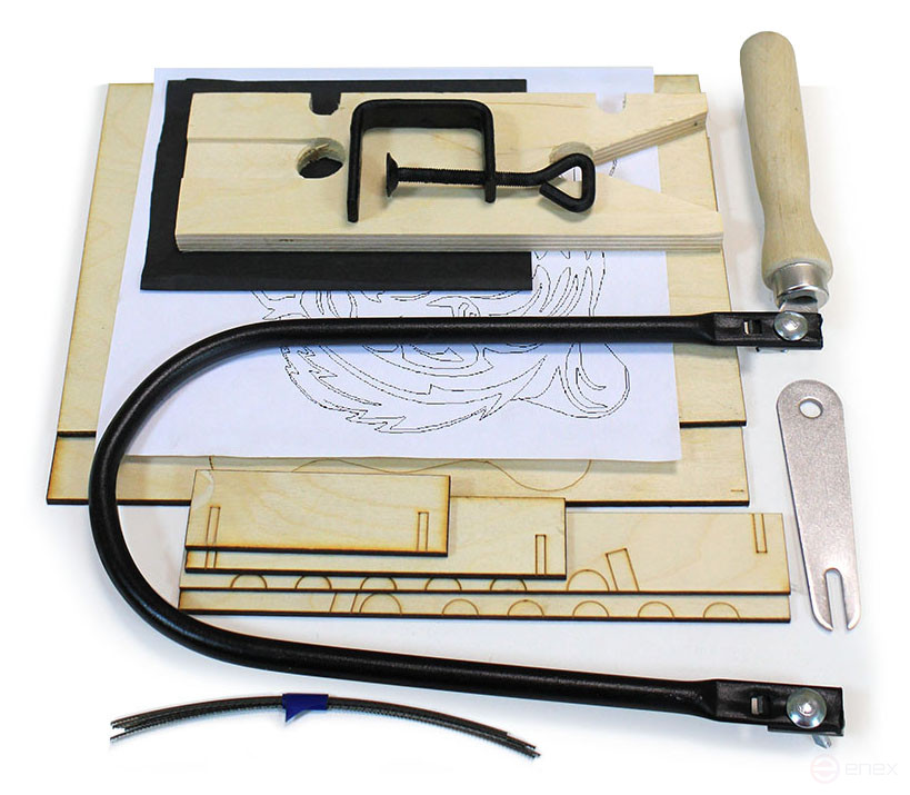 Jigsaw sawing set "Pencil case Stand"