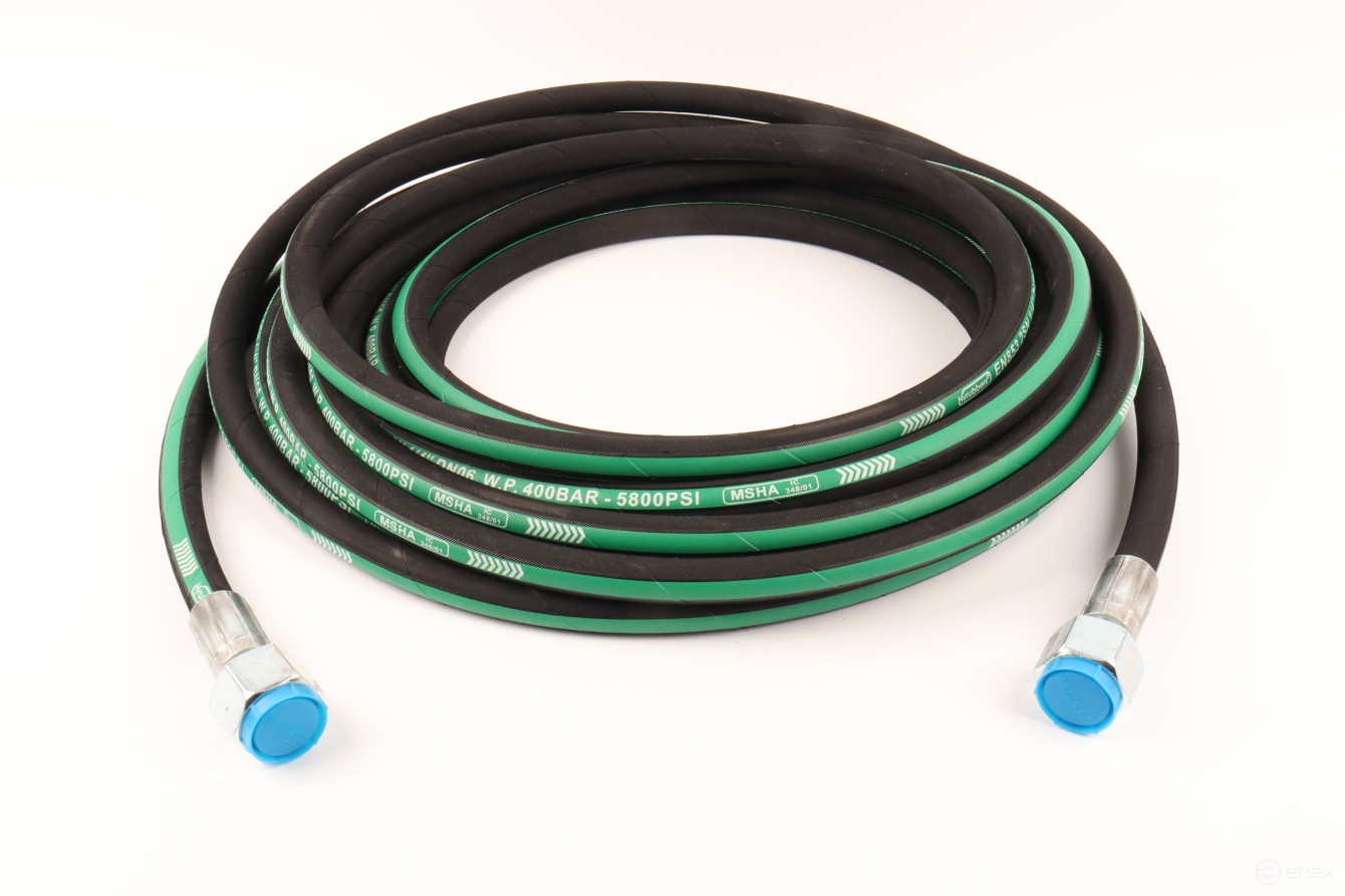 ACG Шланг для АВД 10 м 2-х оплеточный 2SN d-6 мм (гайка металл 22х1,5 - 22х1,5) 1023892