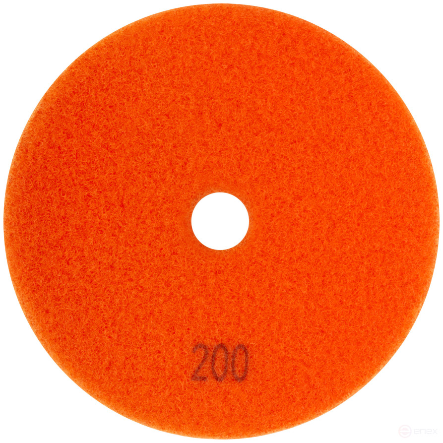 Diamond flexible grinding wheel AGSHK (Velcro), wet grinding, 125 mm, P 200