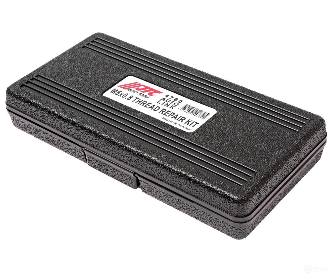 Набор инструментов и вставок для восстановления резьбы М5х0.8мм L=6.7мм 24 предмета JTC