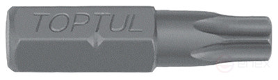 Бита 1/4" TORX T27, L=25 мм с отверстием TOPTUL