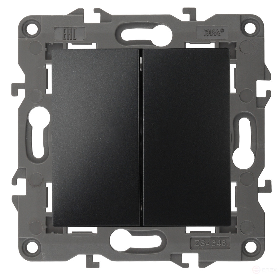 Switch ERA Elegance 14-1106-05 Dual 10AH-250V IP20 Anthracite